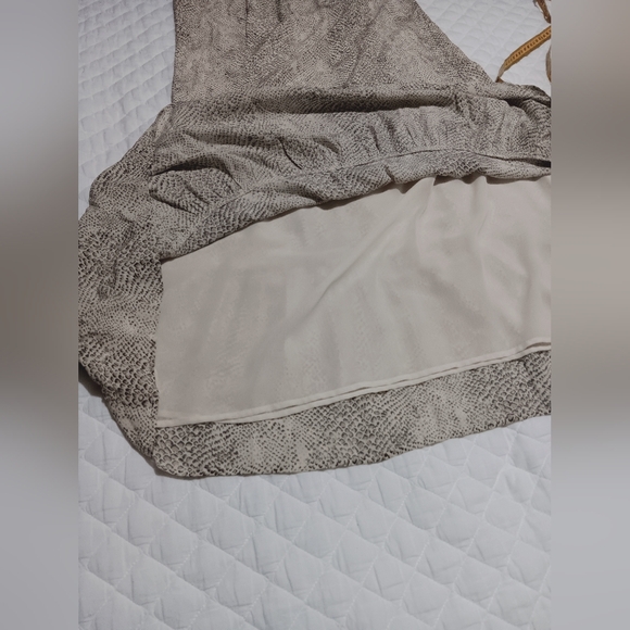 EUC Rails Women’s Adora Cream Snakeskin Dress Size XS - Picture 9 of 12